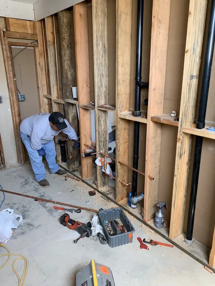 Commercial rough-in plumbing for Gas Line Repair in Credit River